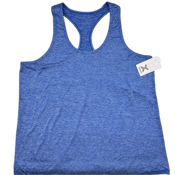 Xersion Women’s Blue Active Everair Scoop Neck Sleeveless Tank Top Size M XL XXL - Picture 8 of 11